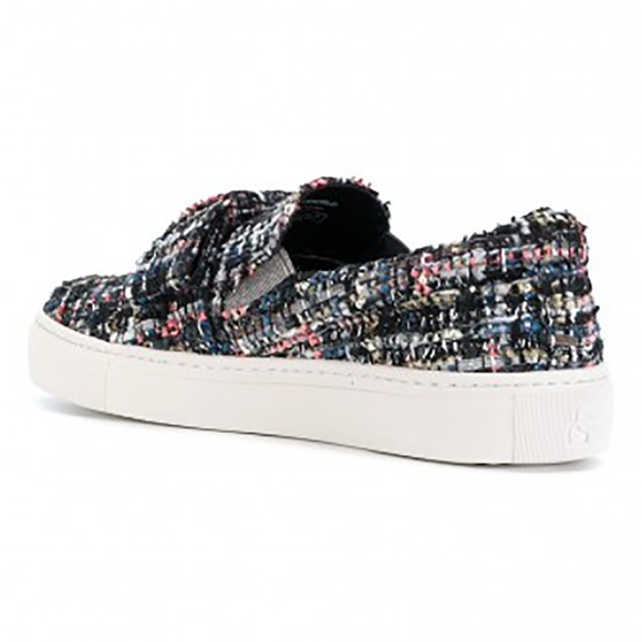 Karl Lagerfeld Tweed Slip-On Trainers - Size 36 - Picture 3 of 9